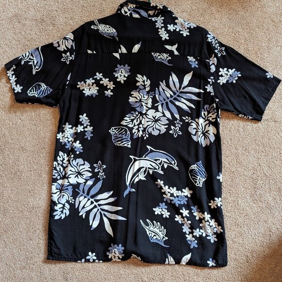 RARE Vintage CABALI Hawaiian Mens Short Sleeve 100% Rayon - Picture 3 of 4
